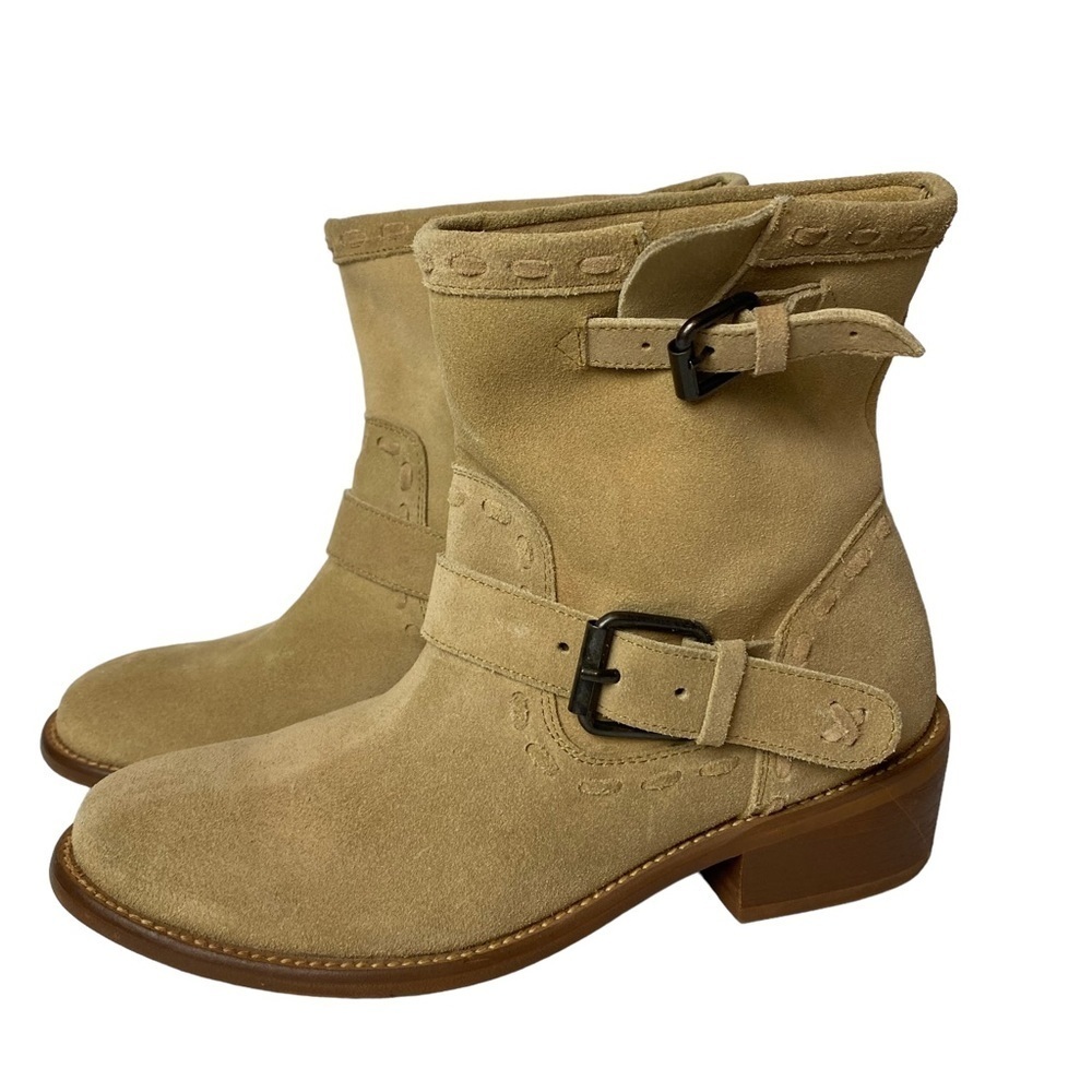 Musse & cloud women’s ankle booties suede size  9